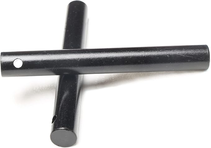 Heavy-Duty Classic 4 Inch Drilled Ferro Rods Flint and Steel Ferrocerium Rod with A Lanyard Hole for DIY Fire Starting Tools in Camping Emergency Hiking Fishing Bushcraft Survival