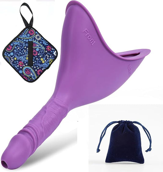 Female Urinal Pee Cloth Set, Portable Female Urination Device, Pee Funnel for Female