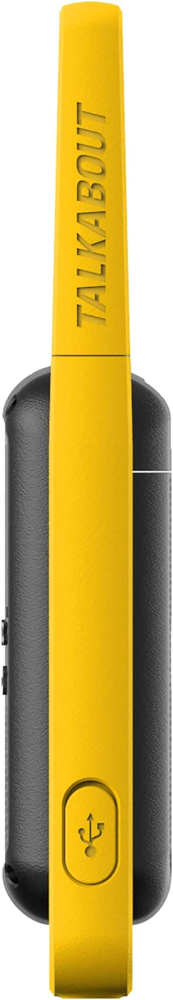 Motorola Solutions Talkabout T475 Extreme Two-Way Radio Black W/Yellow Rechargeable Two Pack