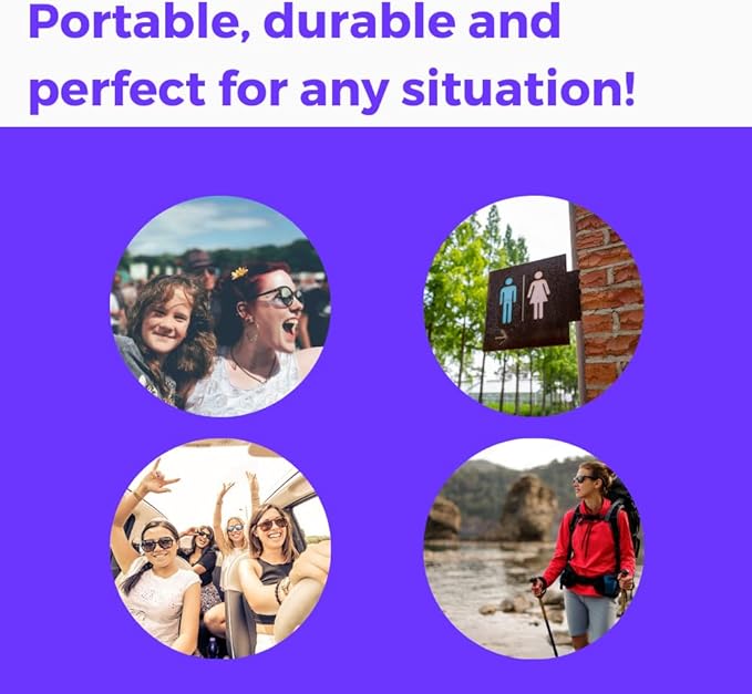Female Urinal Device with Portable Potty for Adults/Reusable - Urinal for Women, Camping Necessities and Outdoor Activities, Freedom Funnel, Pee Funnel for Women, Standing Up to Pee Funnel