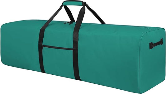 48 Inch Travel Duffle Bag Extra Large Sport Equipment Duffel Bags with 2-way Lockable Zippers (Green)