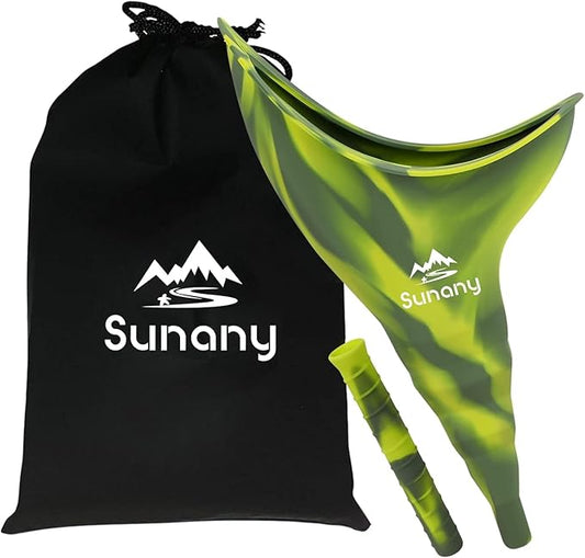 Female Urination Device, Reusable Female Urinal Silicone Women Pee Funnel Allows Women to Pee Standing Up, Portable Womens Urinal is The Perfect Companion for Camping,Outdoor,Travel