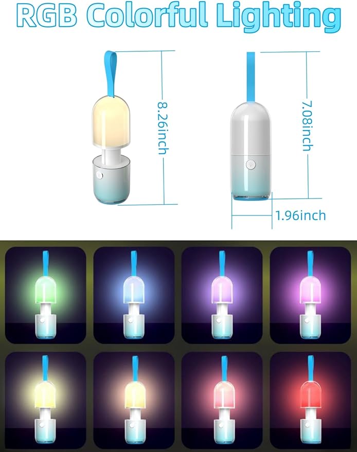 LED Flashlights -Camping Lantern Rechargeable Mini Camping Flashlights with 5 Modes, Powerful and Bright for Outdoor Use Power Outages, Hiking, Hurricane, Emergency, Home
