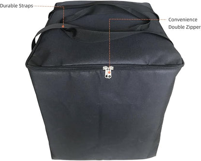 Portable Toilet Storage Bag, Heavy Duty Double-Layer Nylon Thickening Toilet Bag, 5.3 Gallon Porta Potty Carrying Bag, Camping Toilet Protector Cover, Easy Transport and Protect Your Toilet