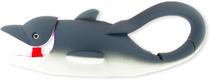Sun Company Big Discoveries LifeLight Animal Carabiner Flashlight – Fun Mini Animal Keychain Flash Lights for Kids, Adults, Nurses (Dolphin)