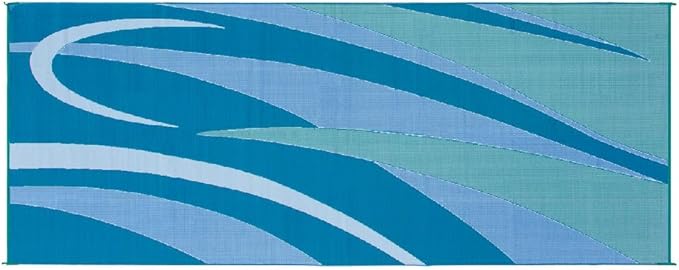 Ming's Mark GC3 Blue/Green 8' x 20 Graphic Mat