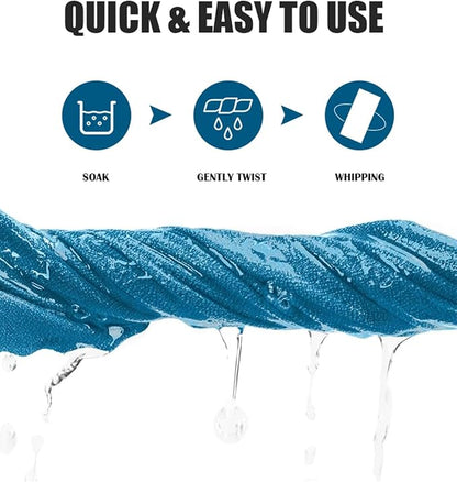 FANCAME Quick Dry Towel with Whale Silicone Sleeve Microfiber Sports Travel Towel Soft Breathable Cooling Towel Absorbent Compact Beach Towels,Suitable for Gym,Camping and Yoga (Grey, 11‘’x 31‘’)