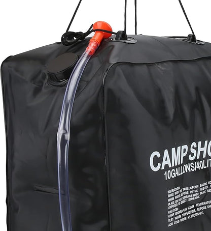 40L Water Bag Solar Heated, Solar Heating 40L Solar Shower Bag for Camping for Outdoor