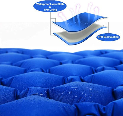 Star Smart Sleeping Pad for Camping Inflatable Backpacking Pad with Pillow, Ultralight Durable Camping Mattress,Hiking Air Mat,Camp Sleep Pad for Hiking Traveling & Outdoor Activities
