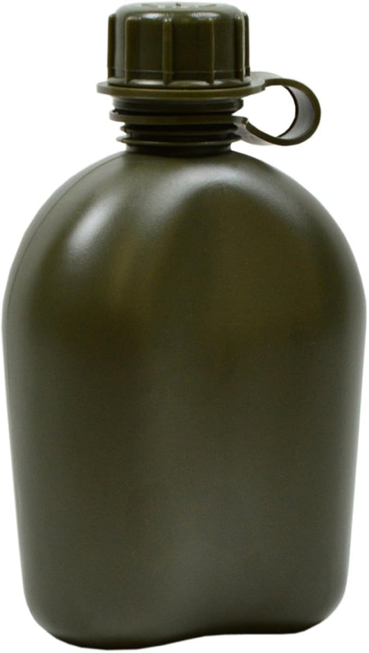 Rothco Genuine G.I. 3 Piece 1 Quart Plastic Canteen (Olive Drab)