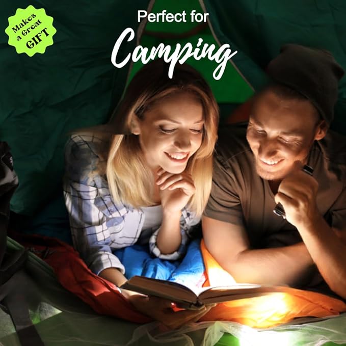 LED Flashlight – Bright, Zoomable, High Lumen 5-Mode Tactical Flashlight – AAA Batteries & Case Included. Perfect for Emergencies, Outdoors, Camping, EDC or a Gift.