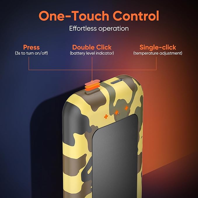 Hand Warmers Rechargeable, 2 Pack 6400mAh Electric Hand Warmer, 16 Hours Lasting, Great for Outdoors, Camping, Gifts for Men Women