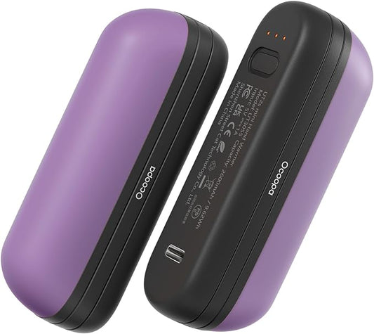 OCOOPA 2 in 1 Magnetic Rechargeable Hand Warmers, UT2s Mini Electric Handwarmers 2 Pack, Split USB-C, Reusable Portable Pocket Heater, Raynauds, Golf, Tech Gifts for Women Men