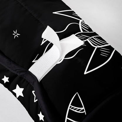 Space Nap Mat - Space Ship Galaxy Sleeping Bag with Removable Pillow - Daycare and Sleepovers Preschool Kindergarten Bedding Set for Kids Toddler Boys Girls