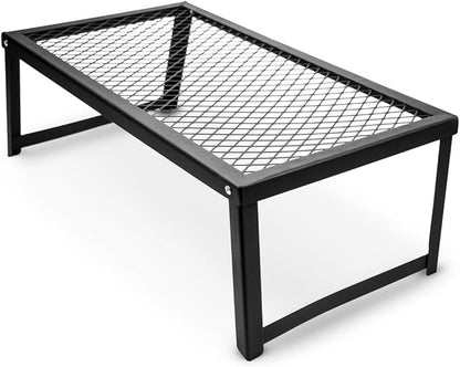 Grizzly Peak Heavy Duty Steel Mesh Over Fire Camping Grill Gate