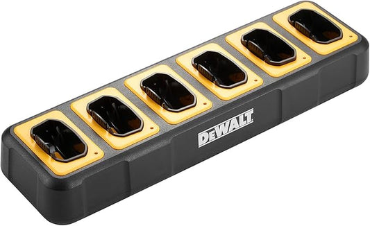 DEWALT DXFRS300 Gang Charger - 6 Port Charger for DXFRS 300 Walkie Talkie Two-Way Radios (DXFRSCH6-300)