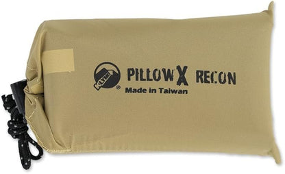 Klymit Pillow X Travel Pillow, Lightweight Inflatable Hybrid Airplane, Backpacking, Hammock, and Camping Pillow