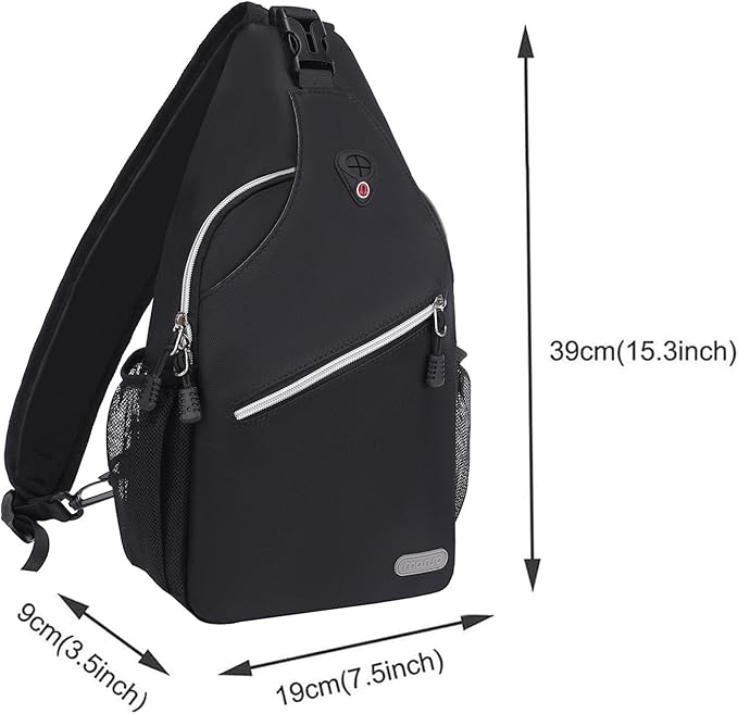 MOSISO Sling Backpack, Multipurpose Crossbody Shoulder Bag Travel Hiking Daypack