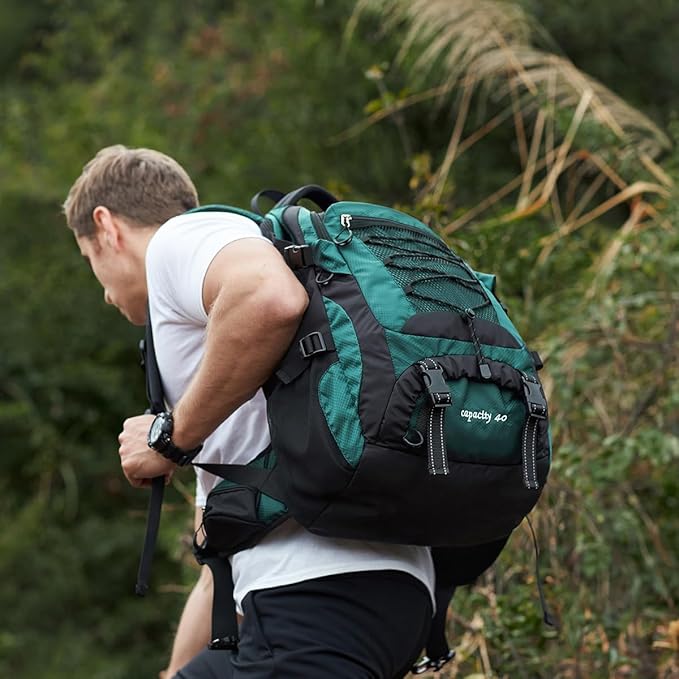 40L Hiking Backpack Waterproof Lightweight Daypack Travel Sports Camping Backpack for Men Women