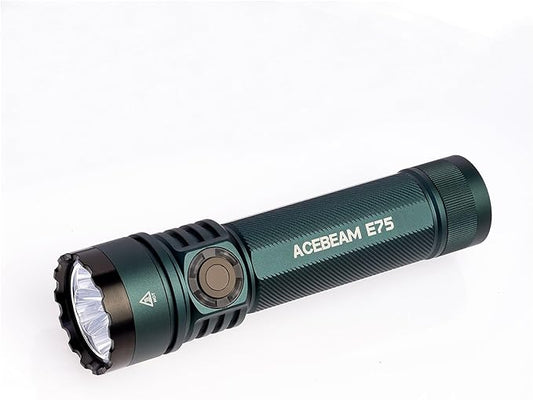 ACEBEAM E75 3000 High Lumens Flashlight with Magnetic Base, Super Bright LED Flashlight Rechargeable, IPX8 Water-Resistant Tactical EDC Flash Light, 26 Days Super Long Lasting for Camping,Everyday Use