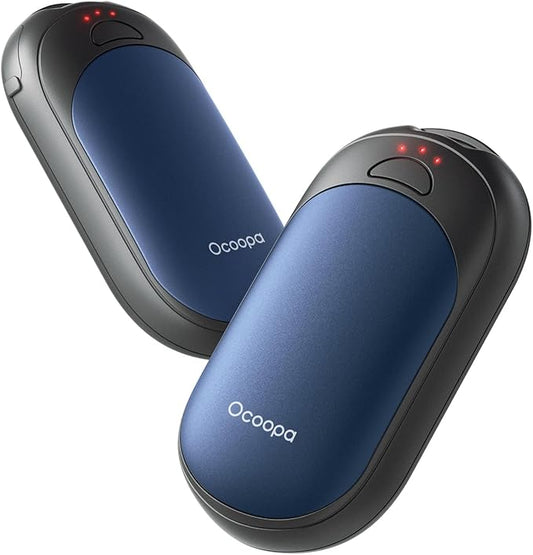 OCOOPA 2in1 Magnetic Rechargeable Hand Warmers, Electric Pocket-Sized Handwarmers, Light Sleek Stylish, UL Certified, 3 Heat Settings, Electronic Gifts for Men, Women Purse Must Haves, UT3 Lite