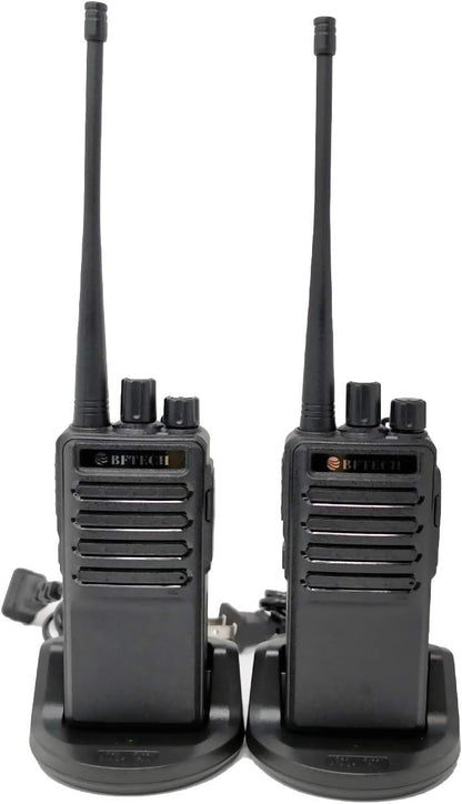 BFTECH BF-V8S Two Way Radios Long Range Walkie Talkie Handheld Radio with Earpiece IC Certified:25769-BFV8S(Pack of 2)