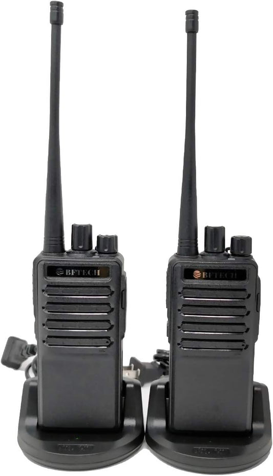 BFTECH BF-V8S Two Way Radios Long Range Walkie Talkie Handheld Radio with Earpiece IC Certified:25769-BFV8S(Pack of 2)