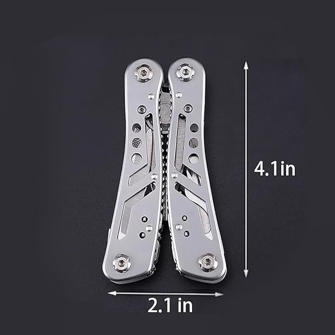 14 in 1 Multifunctional Pliers, Foldable and Self-locking Tool, Suitable for DIY, Outdoor Camping, Maintenance, and Good Helper for Men at Home