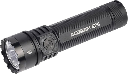 ACEBEAM E75 4500 High Lumens Flashlight with Magnetic Base, Super Bright LED Flashlight Rechargeable, IPX8 Water-Resistant Tactical EDC Flash Light, 26 Days Super Long Lasting for Camping,Everyday Use
