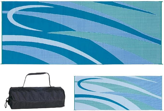 Ming's Mark GC3 Blue/Green 8' x 20 Graphic Mat