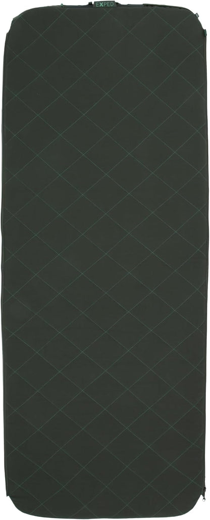 Exped LuxeMat Single LXW - Self Inflating Luxury Sleeping Mat, 4” Foam Pad, Pump Included