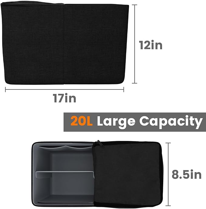 Cooler Organizer for Bogg Bag Accessories for Bogg Bags X Large Original Polyester Ice Chest with Divider Tray Portable Floating Cooler Leak-Proof with Zipper