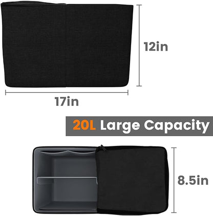 Cooler Organizer for Bogg Bag Accessories for Bogg Bags X Large Original Polyester Ice Chest with Divider Tray Portable Floating Cooler Leak-Proof with Zipper