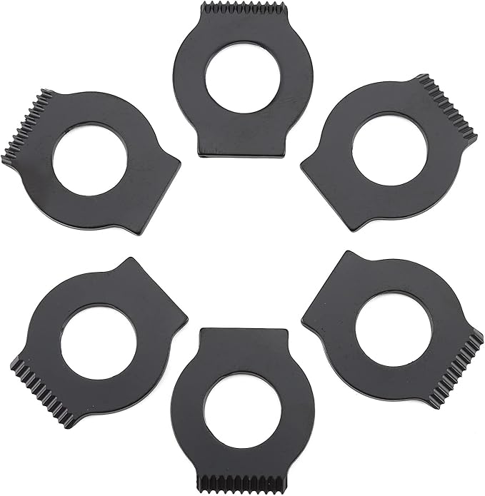 6 PCS Ferro rods Striker, YSD-22011 Ferrocerium Rod Scraper, DIY Your EDC Tools for Survival, Emergency, Camping, Backpacking, Hiking, Bush-Craft, Hunting