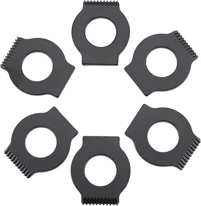 6 PCS Ferro rods Striker, YSD-22011 Ferrocerium Rod Scraper, DIY Your EDC Tools for Survival, Emergency, Camping, Backpacking, Hiking, Bush-Craft, Hunting