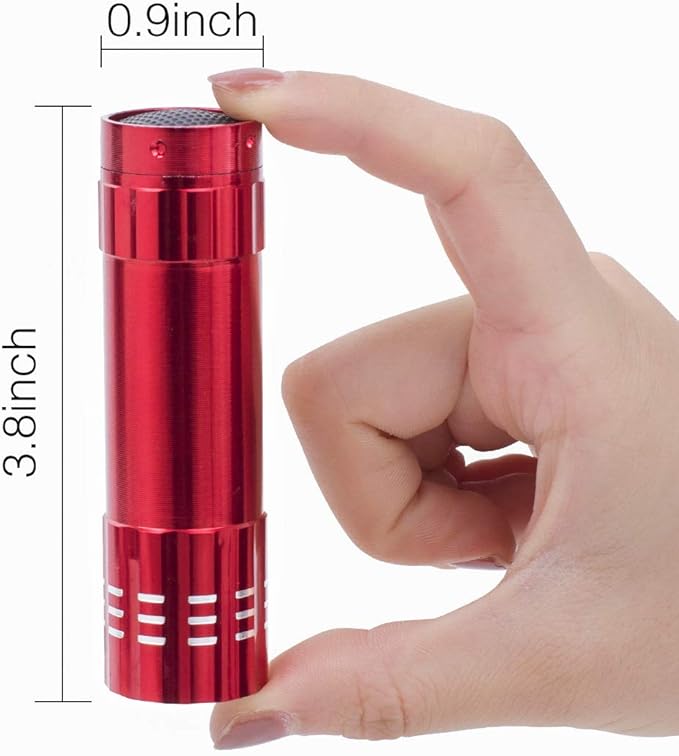 KunHe 120 Pack Small Mini Flashlights for Kids Bulk with Batteries Cheap LED Flash Lights for Party Favor Camping Halloween