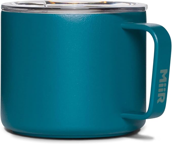MiiR, Camp Cup, Vacuum Insulated, Stainless Steel with Slide Lid, BPA Free, Prismatic, 8 Fluid Ounces