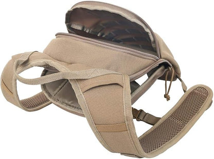 LA Police Gear 2L (70 ounces) 600D Polyester Emergency Hydration Bladder Pack for Running, Hiking, Cycling, Climbing, Camping, Biking, and Tactical,
