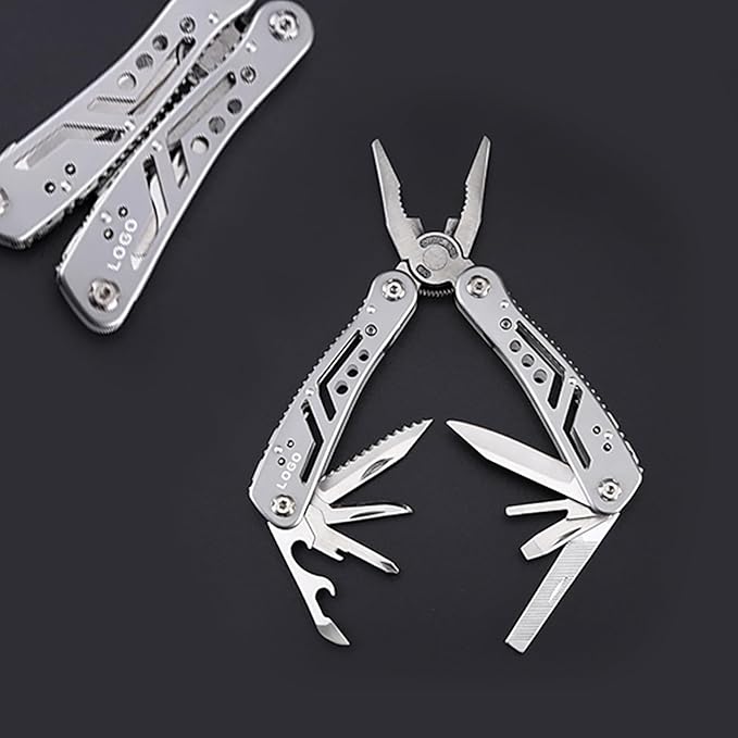 14 in 1 Multifunctional Pliers, Foldable and Self-locking Tool, Suitable for DIY, Outdoor Camping, Maintenance, and Good Helper for Men at Home