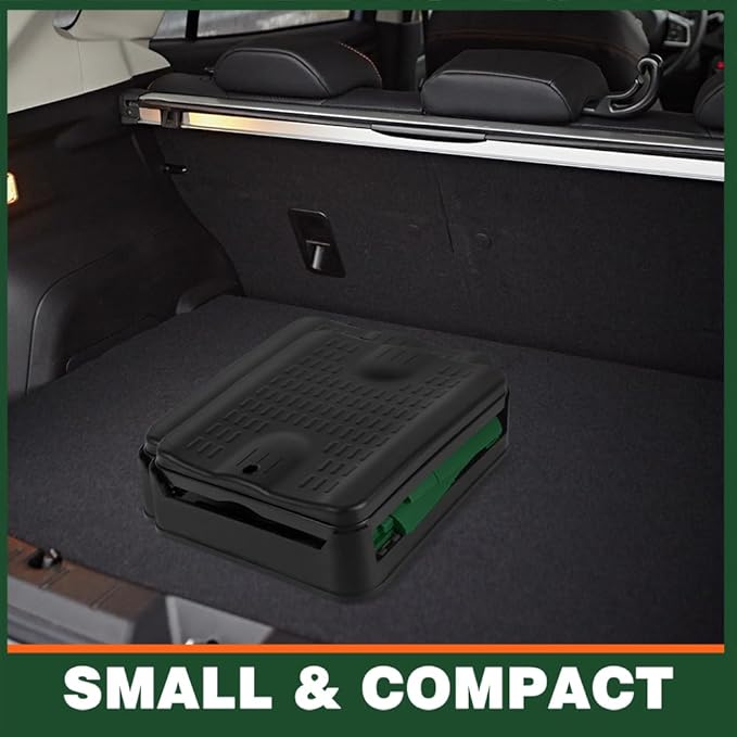Adult Portable Toilet, Outdoor Camping Portable Toilet, Foldable Travel Toilet with Cover, Suitable for Hiking/Long-Distance Travel (Green)