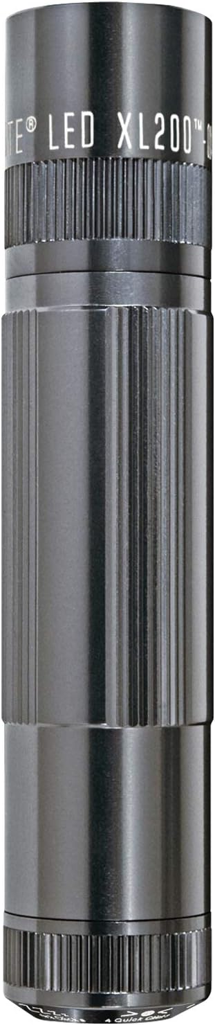 Maglite XL200 LED 3-Cell AAA Flashlight in Presentation Box, Gray