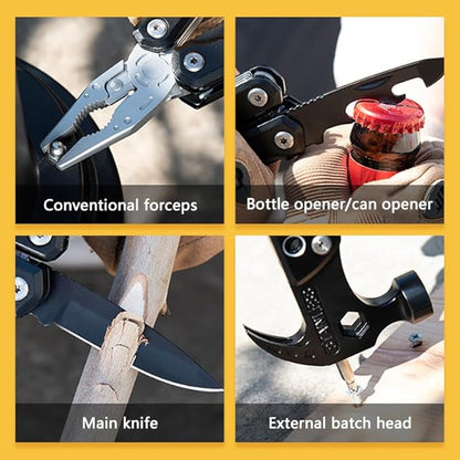 14 in 1 Hammer Multitool,Pliers Bottle,Opener Screwdriver,Camping Survival Gear,Tools for Outdoor Travel,Household Tools,Gifts for Men,Gifts for Husba ASIN: B0CLVK882Z