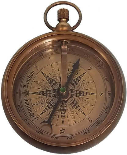 Engraved Compass for Son, Grandson | Personalized Baptism Gifts for Boys | Graduation Gift for Him
