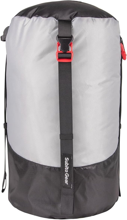 Ultra-Light Compression Stuff Sack, 70D Nylon Sleeping Bag Stuff Sack 1L/5L/7L/17L/25L Compression Bag Space Saving Gear for Camping Hiking Backpacking