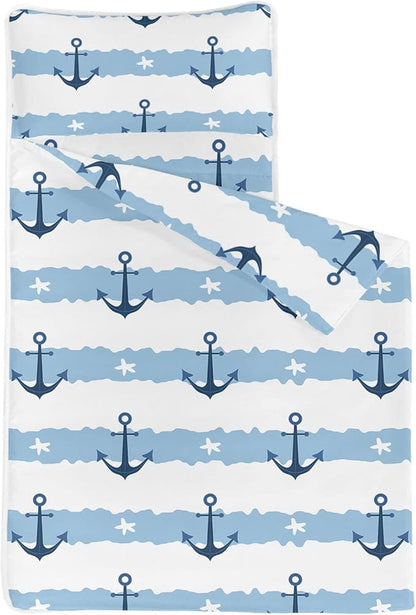 Space Nap Mat - Space Ship Galaxy Sleeping Bag with Removable Pillow - Daycare and Sleepovers Preschool Kindergarten Bedding Set for Kids Toddler Boys Girls