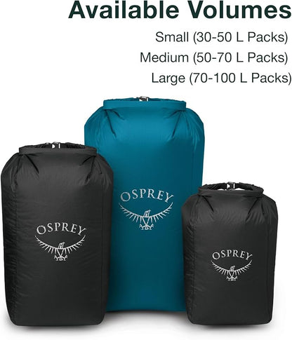 Osprey Ultralight Protective Backpack Liner, Waterfront Blue, Large