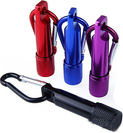 JJLFresheners Purple Mini Bright Key Ring Portable Pocket Torch,Keychain LED Flashlight, for EDC, Night Reading, Camping, Power Outage, Emergency