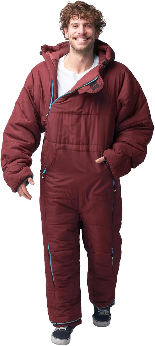 Selk'bag Original Wearable Sleeping Bag - Outdoor & Indoor Sleeping Bags - Sleeping Bag Suit - Temp Rating 35 to 44 Degrees F