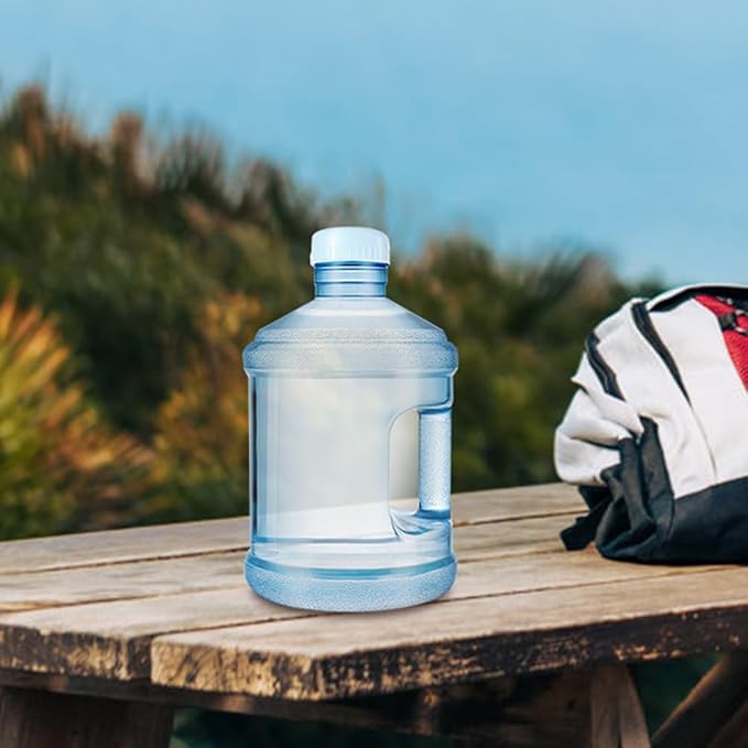 Kisangel 1Set Pure Bucket Water Jug 0.79Gallon Water Bottle Camping Kettle Bucket Empty Water Jug Portable Water Canteen for Travel Camping
