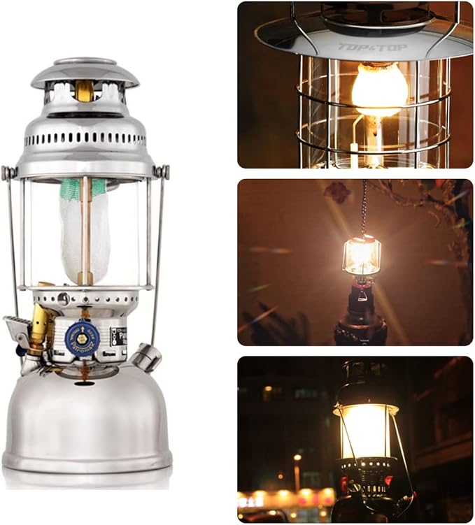 Fantasyon 10pcs Propane Lantern Mantles for Gas Lantern White Propane Light Mantle U-Shape Gas Lamp Dual Fuel Lantern Mantels Replacement for Outdoor Camping Lantern